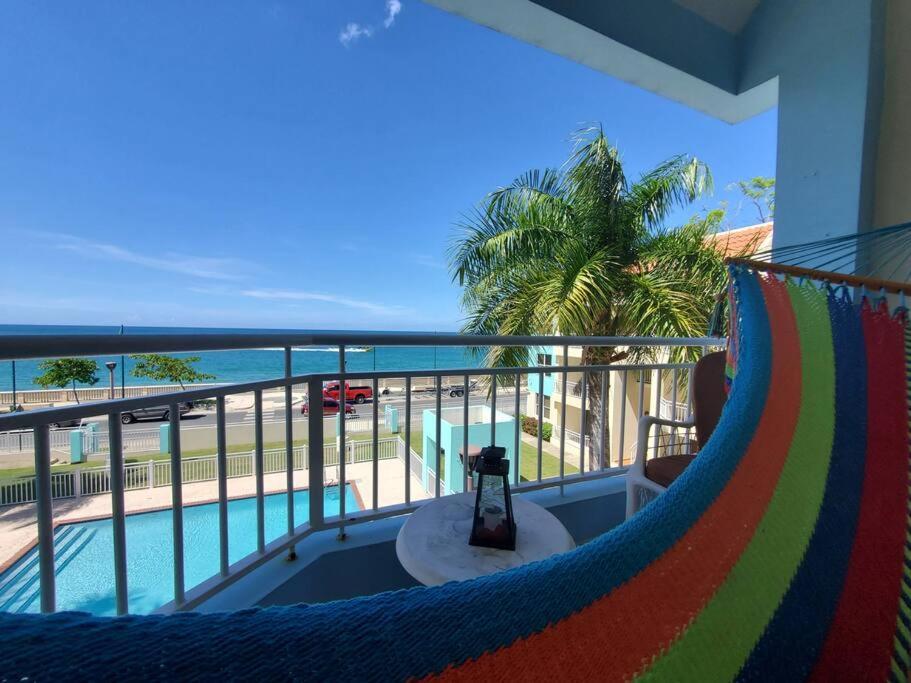 Summer All Year! Oceanfront With Pool A/C Aguadilla Dış mekan fotoğraf