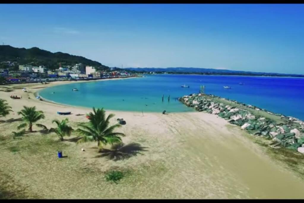 Summer All Year! Oceanfront With Pool A/C Aguadilla Dış mekan fotoğraf