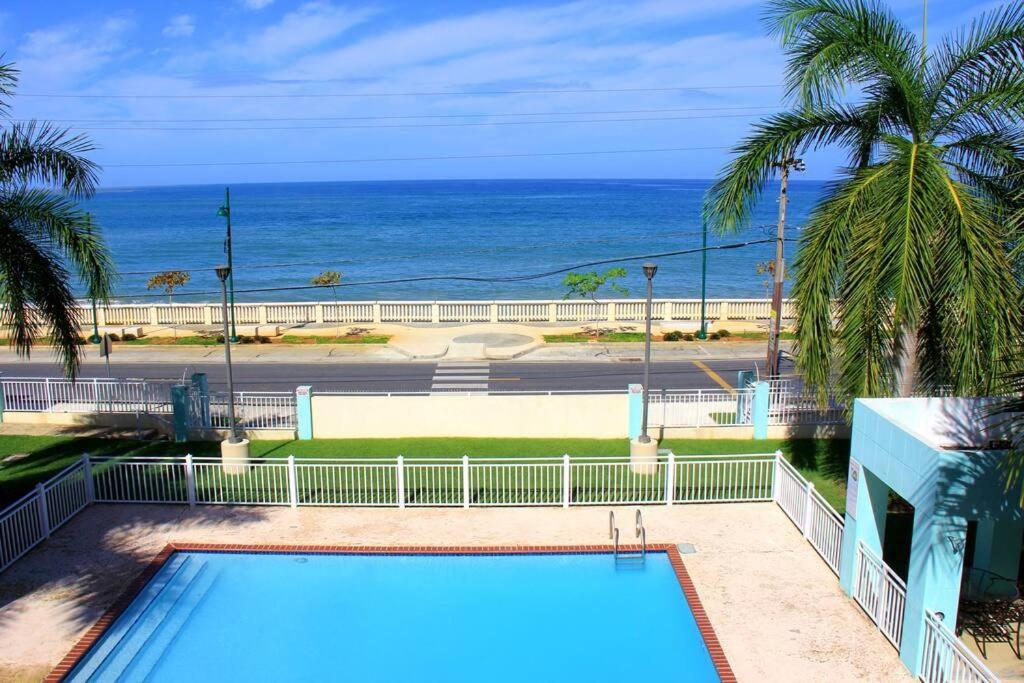 Summer All Year! Oceanfront With Pool A/C Aguadilla Dış mekan fotoğraf