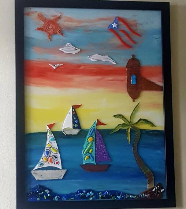 Summer All Year! Oceanfront With Pool A/C Aguadilla Dış mekan fotoğraf